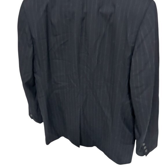 Brooks Brothers Brooksease Blazer Men's 44R Blue 100% Wool Pinstripes - Picture 7 of 7